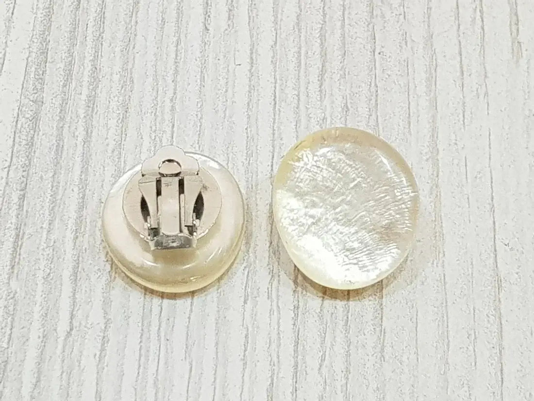 Capiz-Muschel Ohrclip 25mm / CE-0007