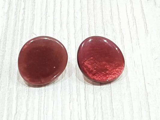 Capiz-Muschel Ohrstecker 25mm / CE-0018