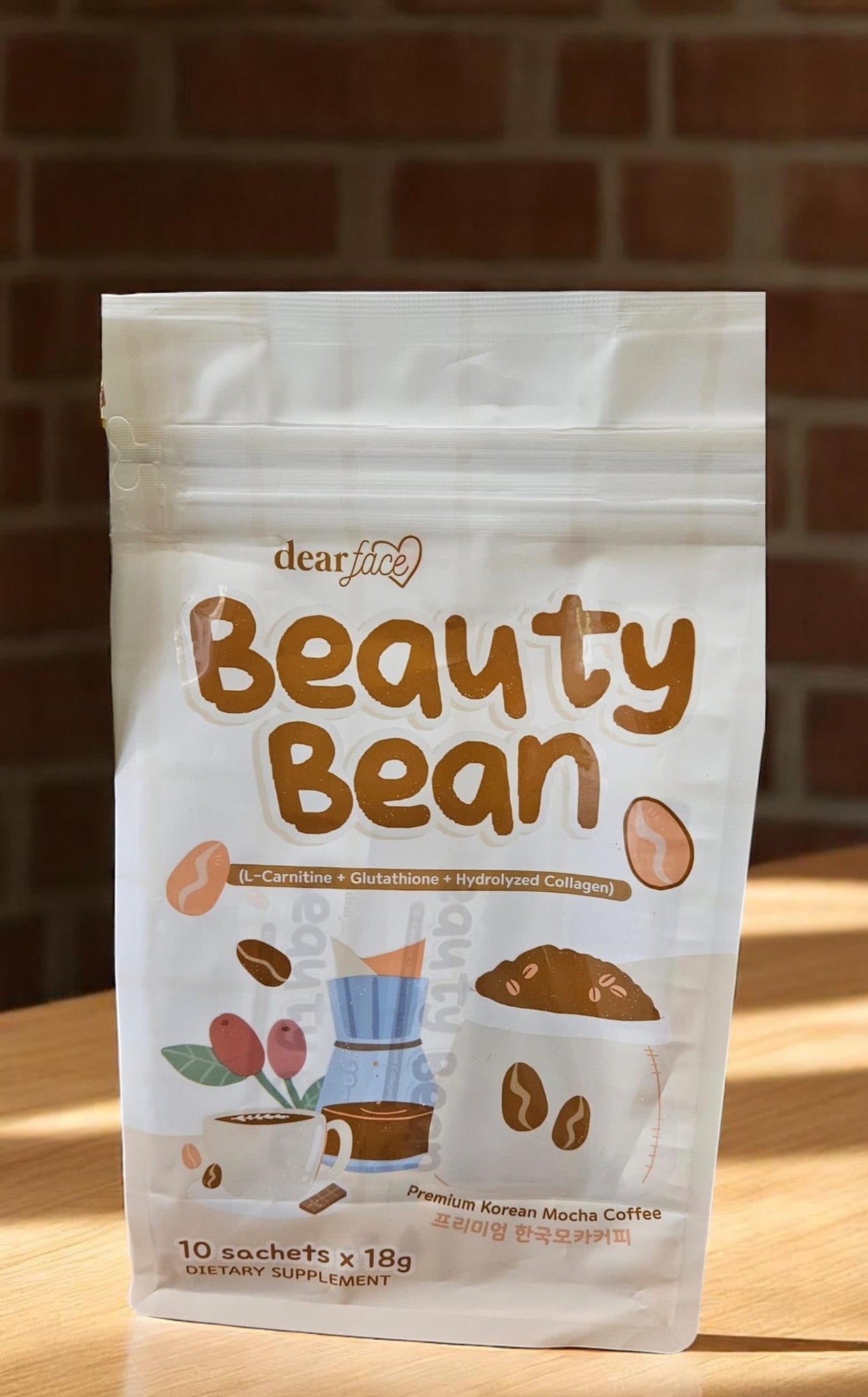 Beauty Bean (L- Carnitine, Glutathione, hydrolized Collagen) 10x18g