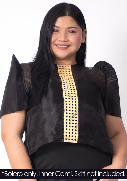 Philippine Bolero black !!!!!!!!MADE TO ORDER!!!!!!