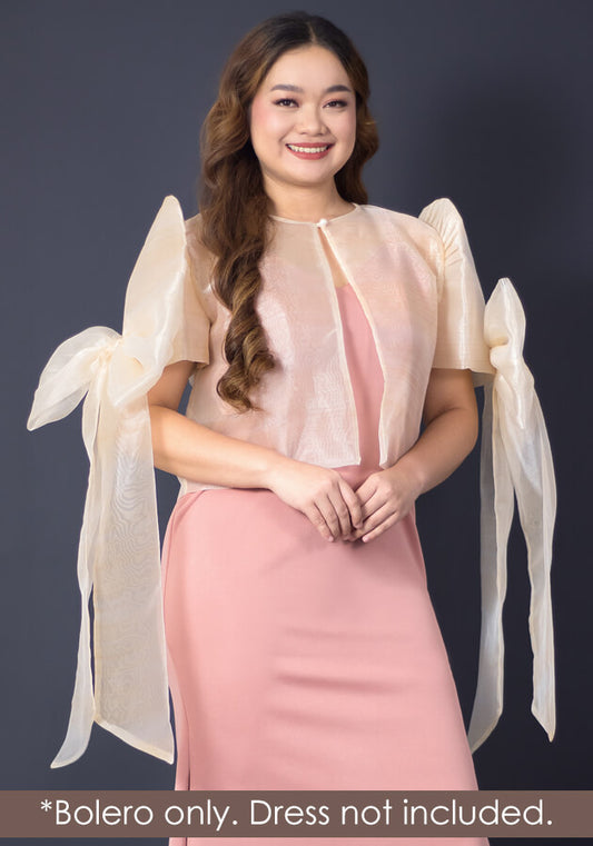 Philippine Bolero with big bow!!!!!!!MADE TO ORDER!!!!!!