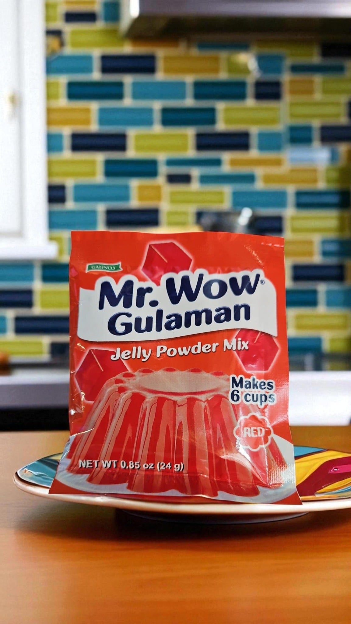 Gulaman red Jelly Powder Mix 1 Sachet 24g