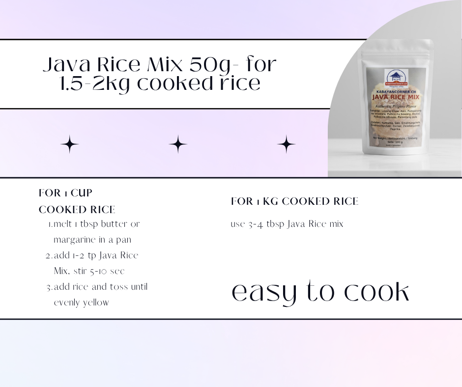 Bio Java Rice Mix 50g without MSG