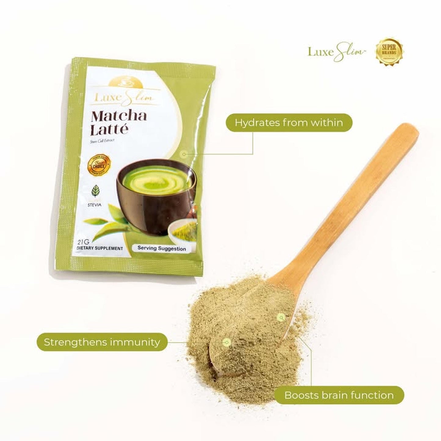Luxe Slim Matcha Latte 10x21g !!!PREORDER!!!