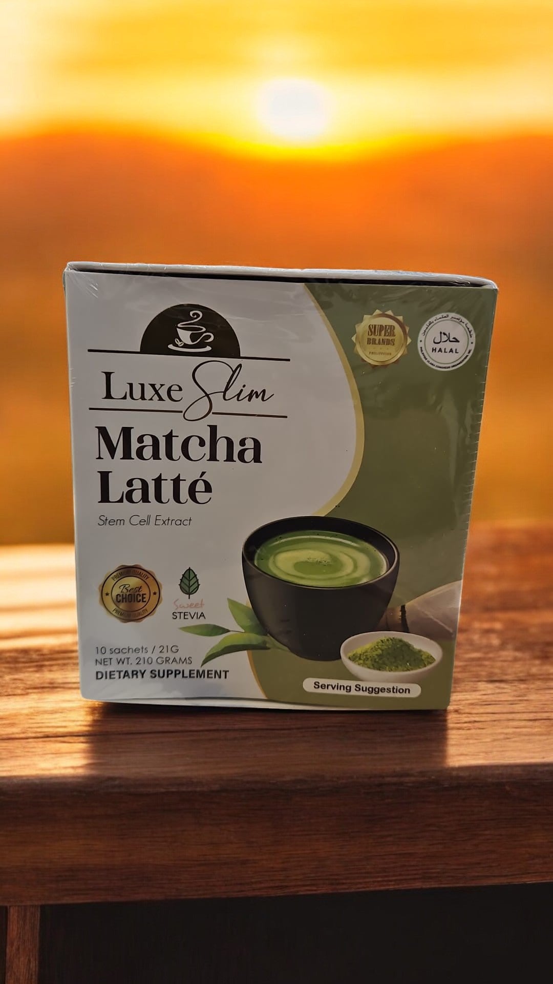 Luxe Slim Matcha Latte 10x21g !!!PREORDER!!!