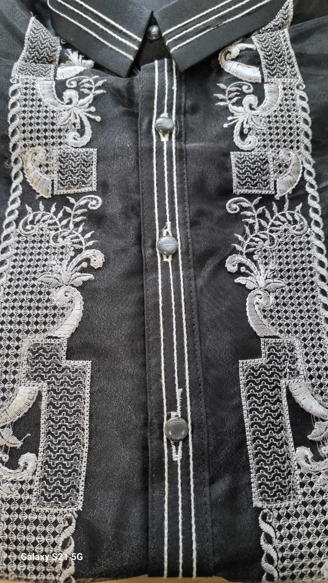 Philippine Mens Barong Black