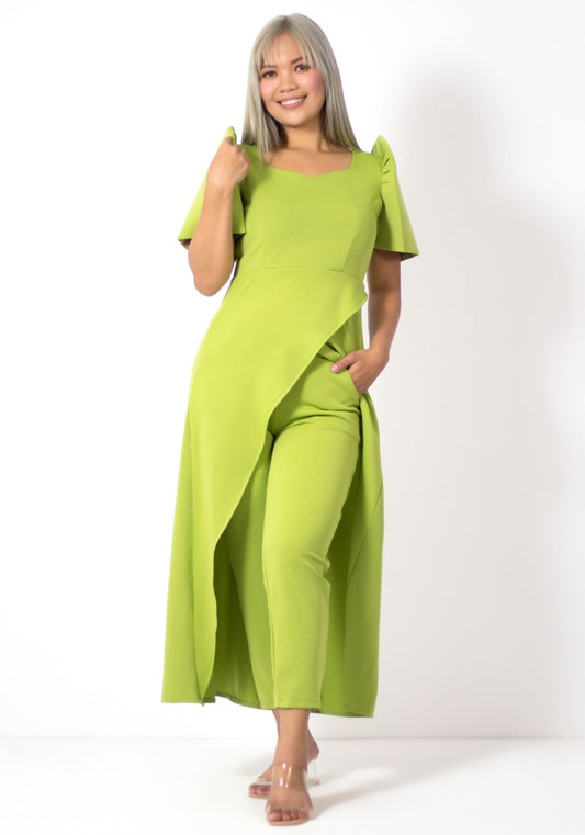 Mullet Maxi Filipiniana Top to Fitted Pants !!!!!MADE TO ORDER!!!
