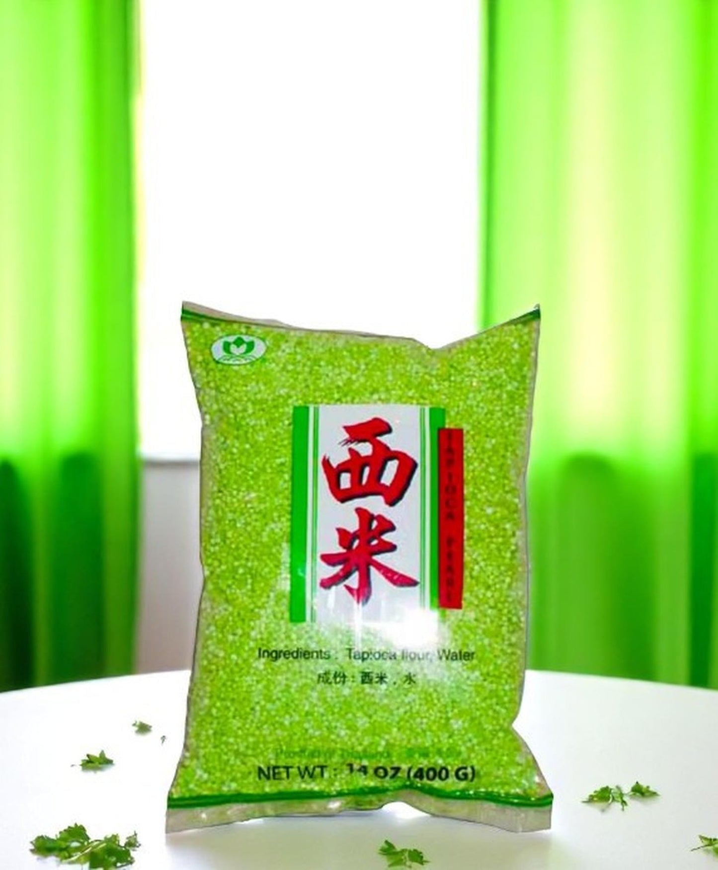 Tapioka pearls green small 400g