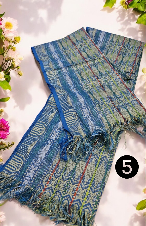 Philippine handwoven scarf diff colors