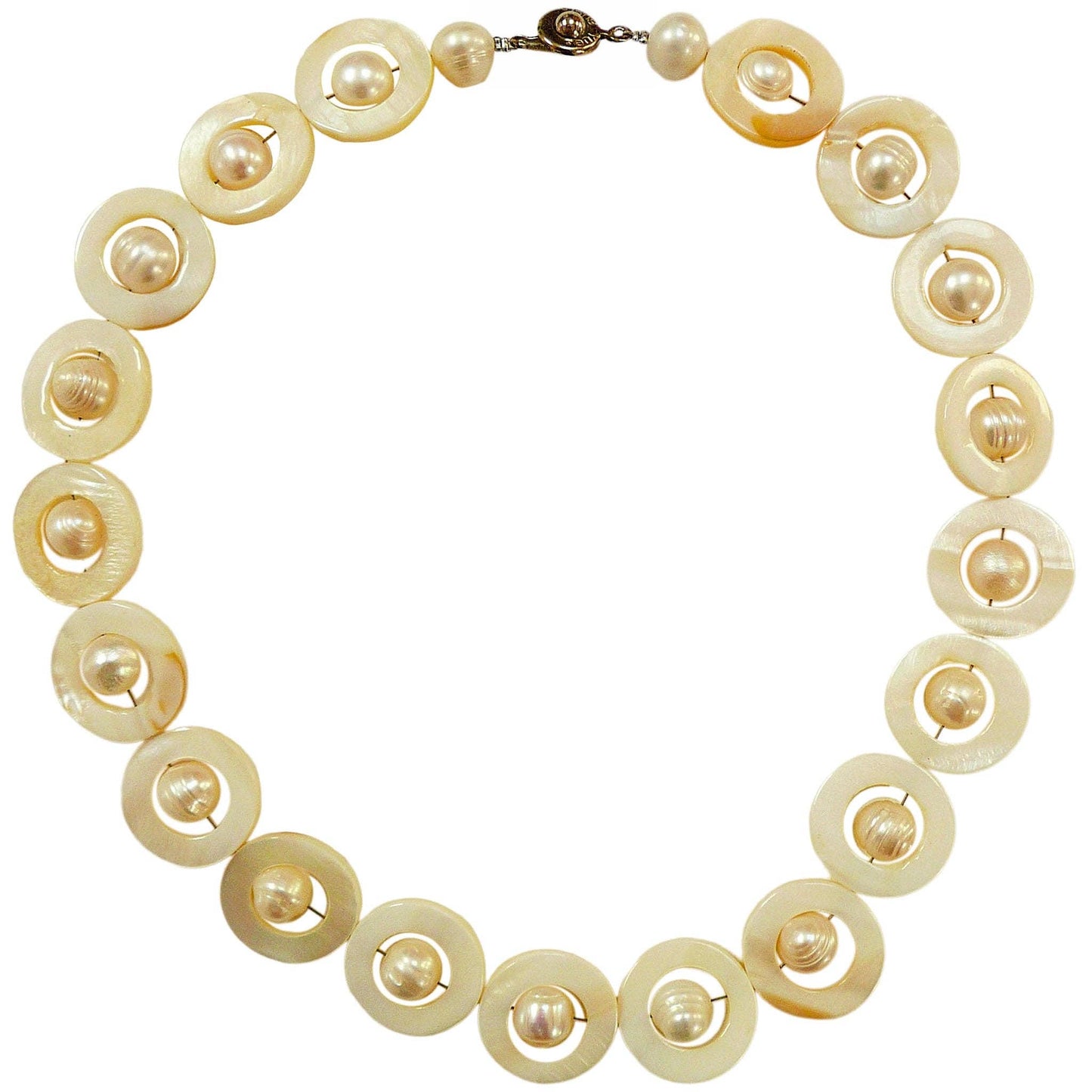 Shell Necklace white