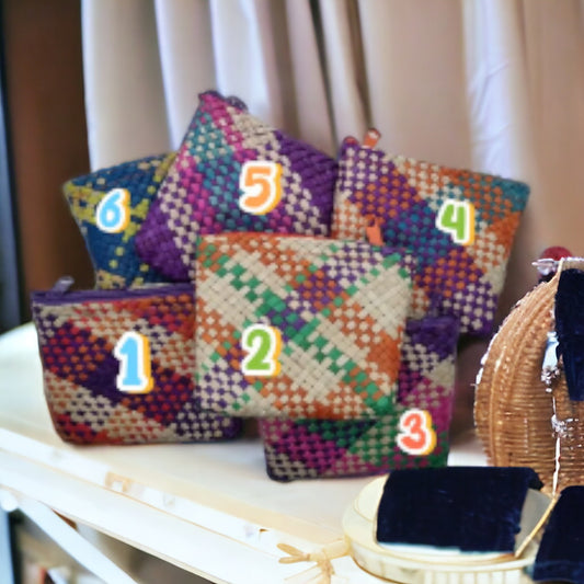Handmade woven Coin Wallet