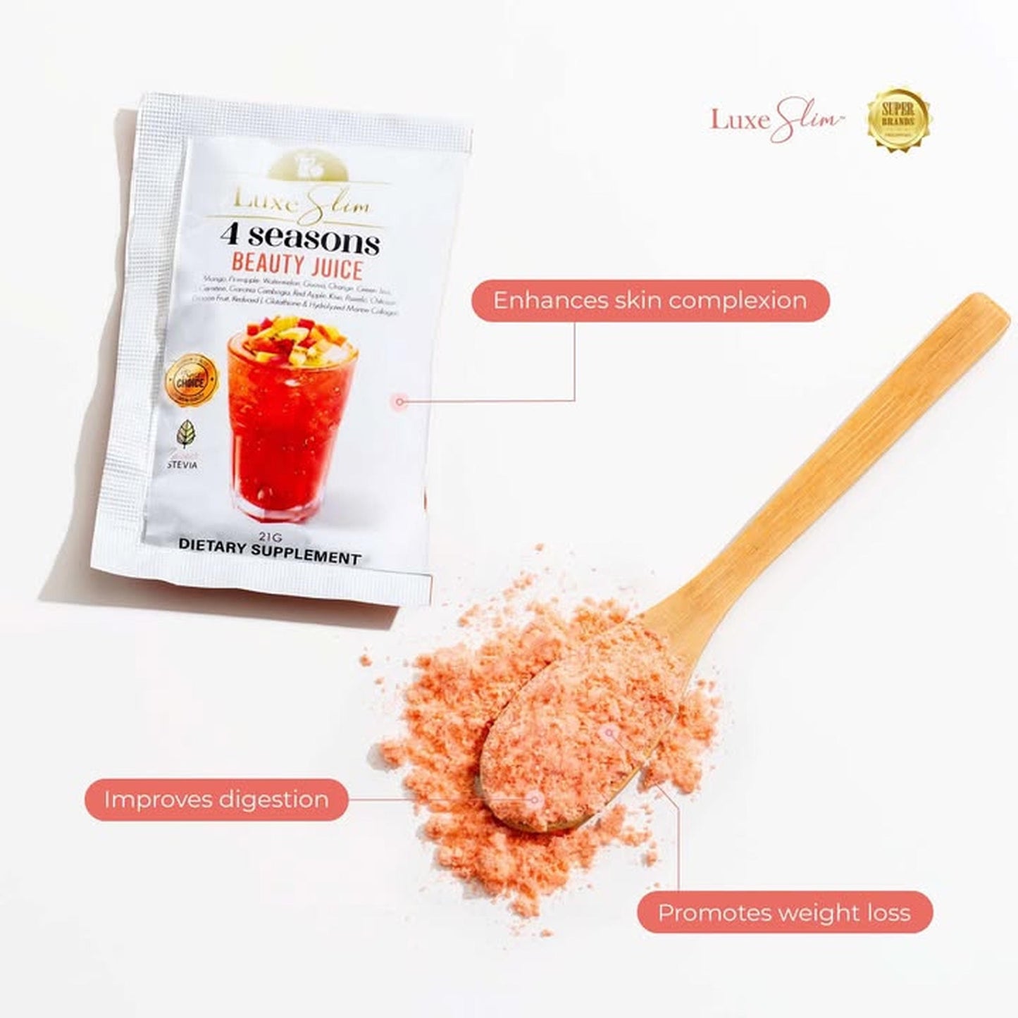Luxe Slim 4 Seasons Beauty Juice 10x21g !!!PREORDER!!!