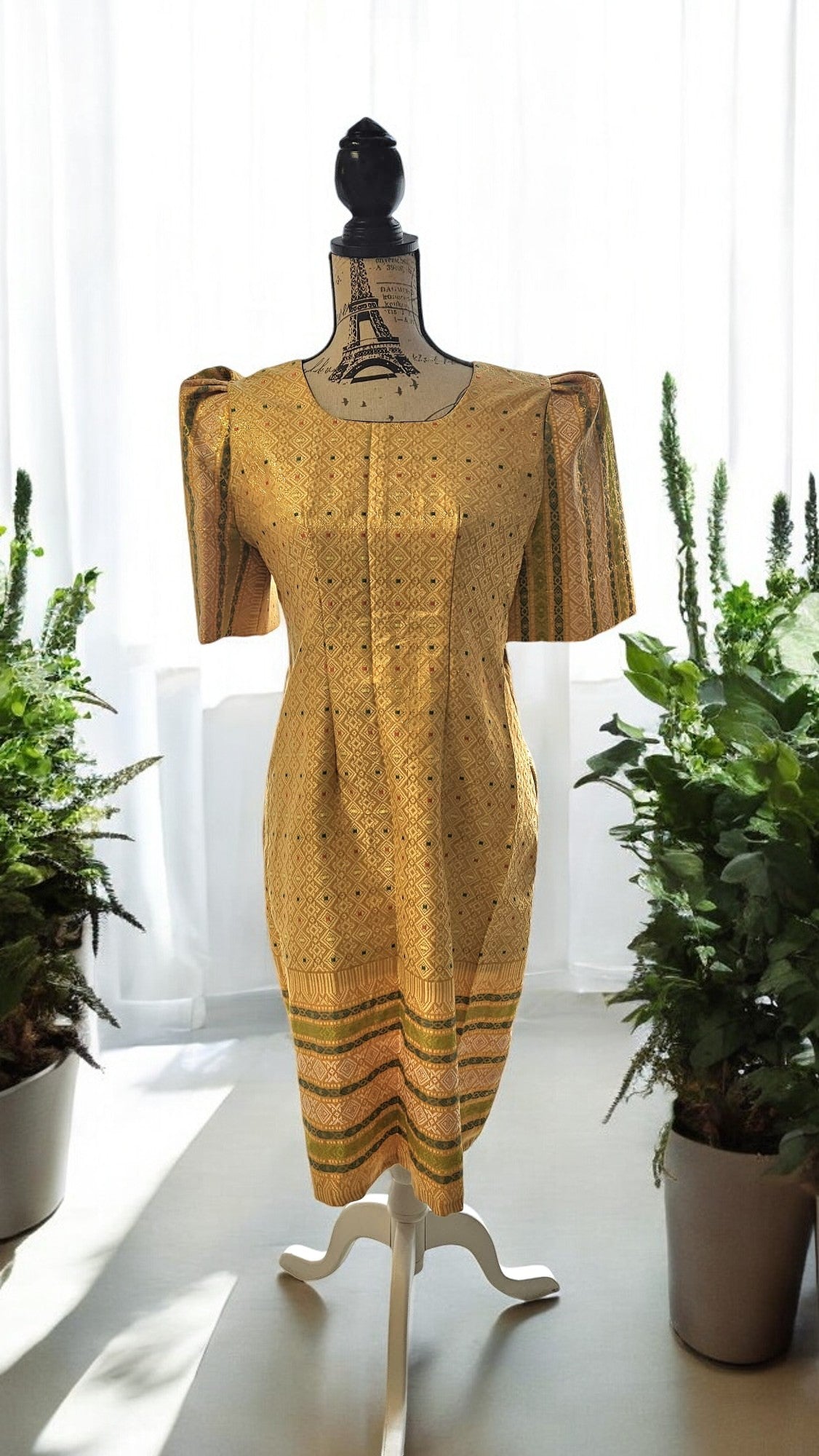 Filipiniana ethnic Dress makintab fits M-L kabayancorner.ch Filipiniana ethnic Dress makintab fits M-L kabayancorner.ch