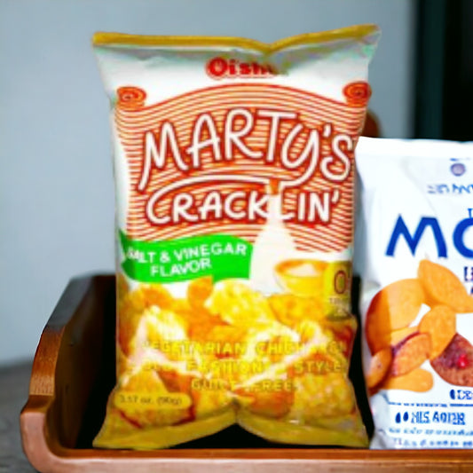 Marty' s Vegetarian Chicharon Salt n Vinegar 90g