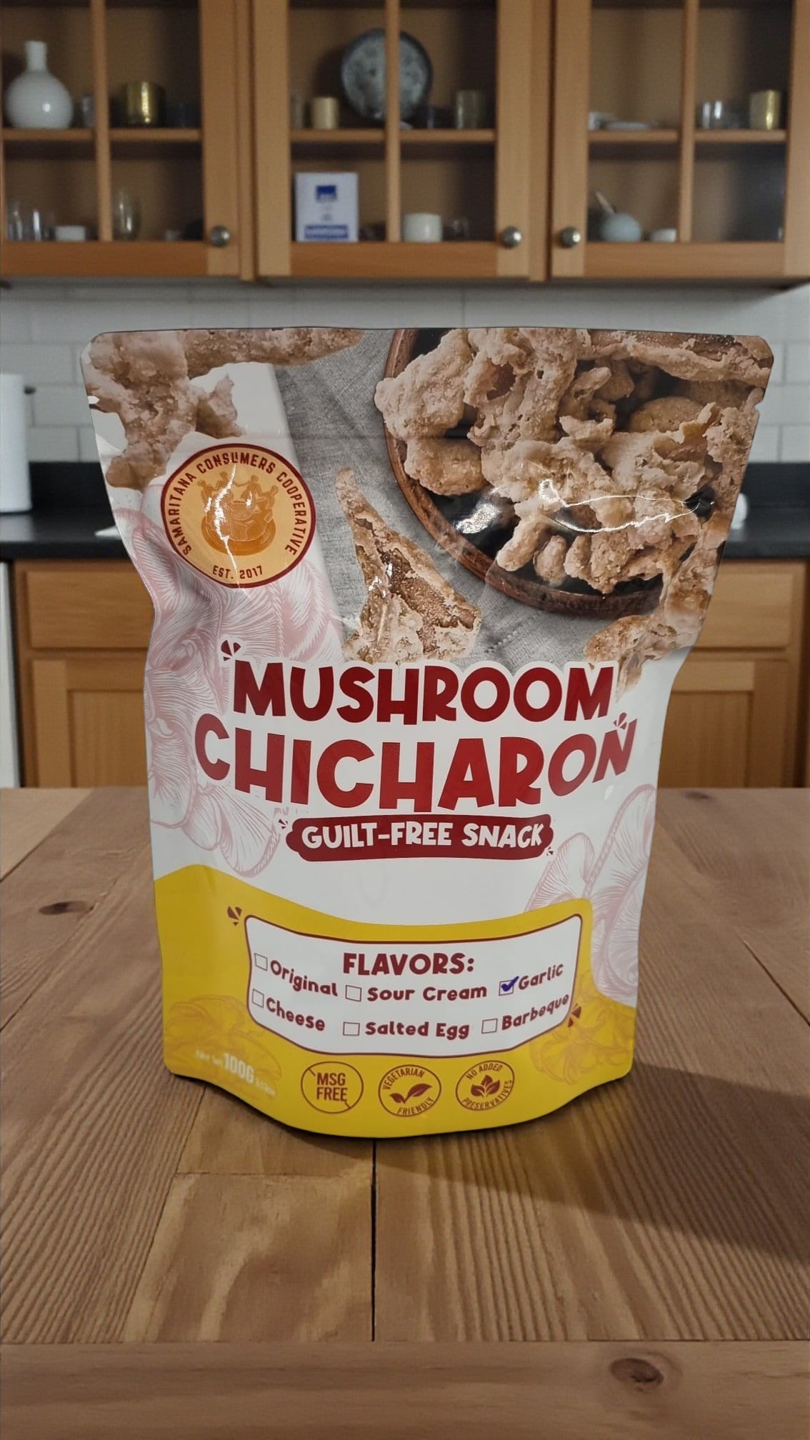 Mushroom Chicharon Garlic 100g