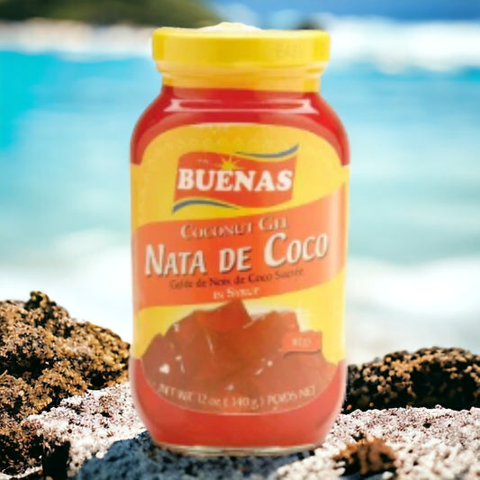 Nata de Coco / Kokosgelwürfel red 340g
