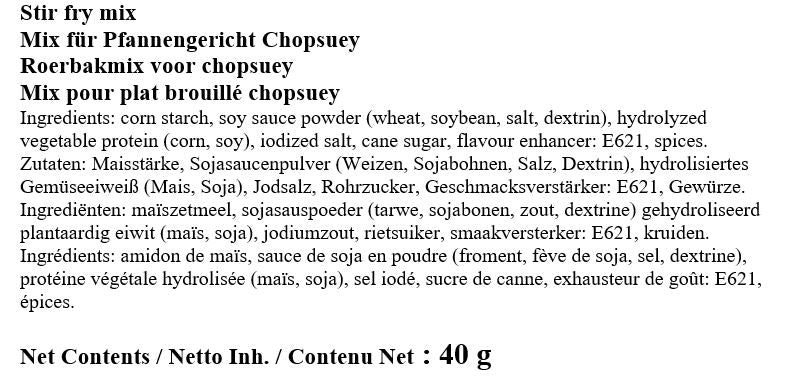 Mama Sitas Chop Suey / Pancit Canton Mix 40g