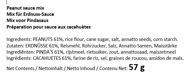 Kare Kare Mix / Erdnuss Sauce 57g
