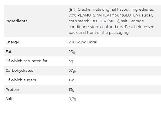 Nagaraya Cracker Nuts Original 160g