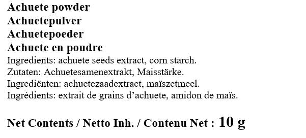 Achuete Powder / Annatto Pulver