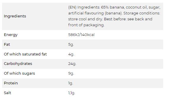 Banana Chips - Long Cut 175g