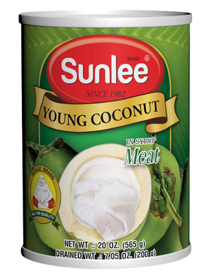 Young Coconut meat in syrup 565g