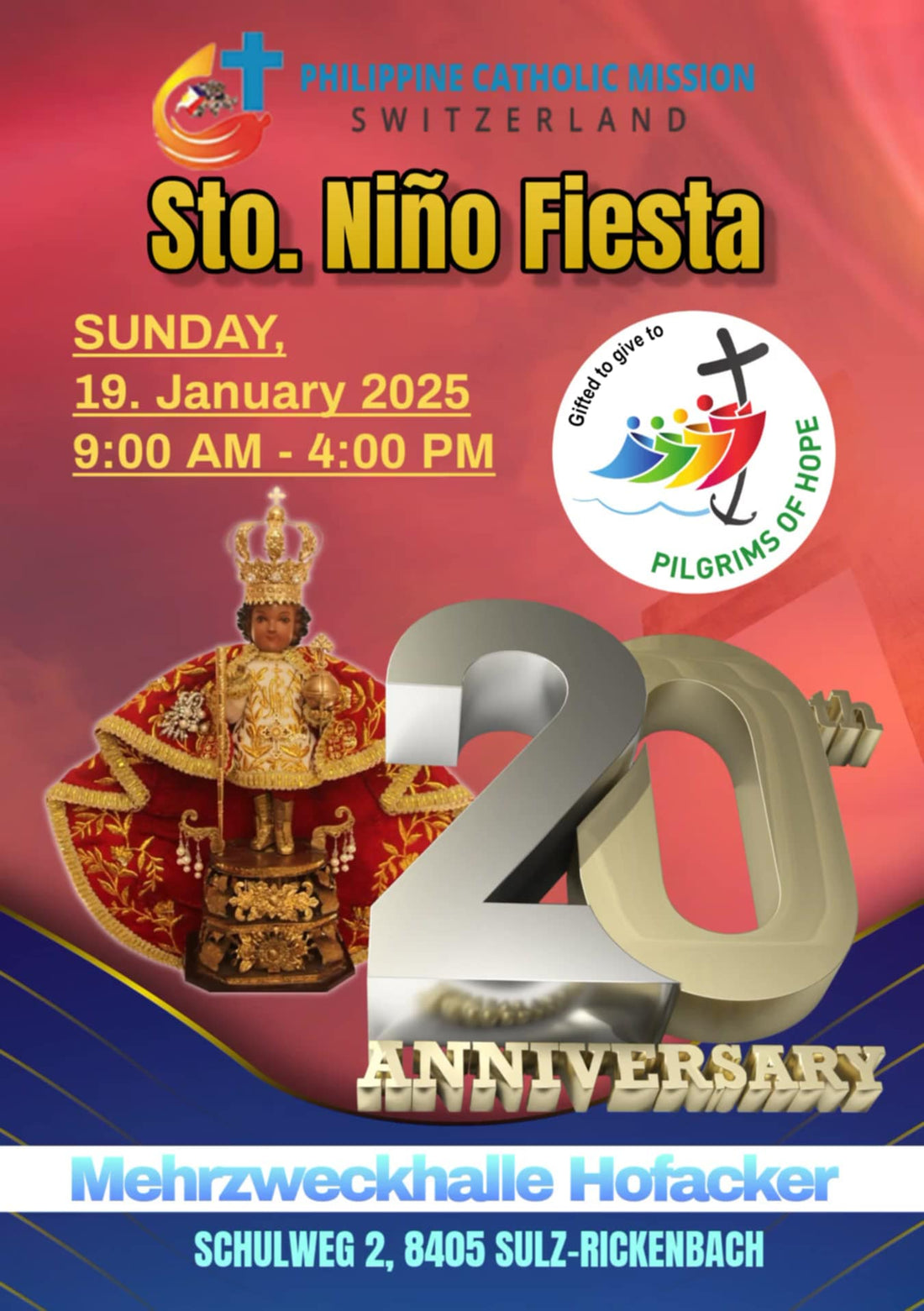 more magic moments at the Sto. Nino and 20y Anniversary of PCM Switzerland