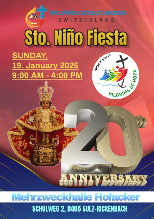 more magic moments at the Sto. Nino and 20y Anniversary of PCM Switzerland