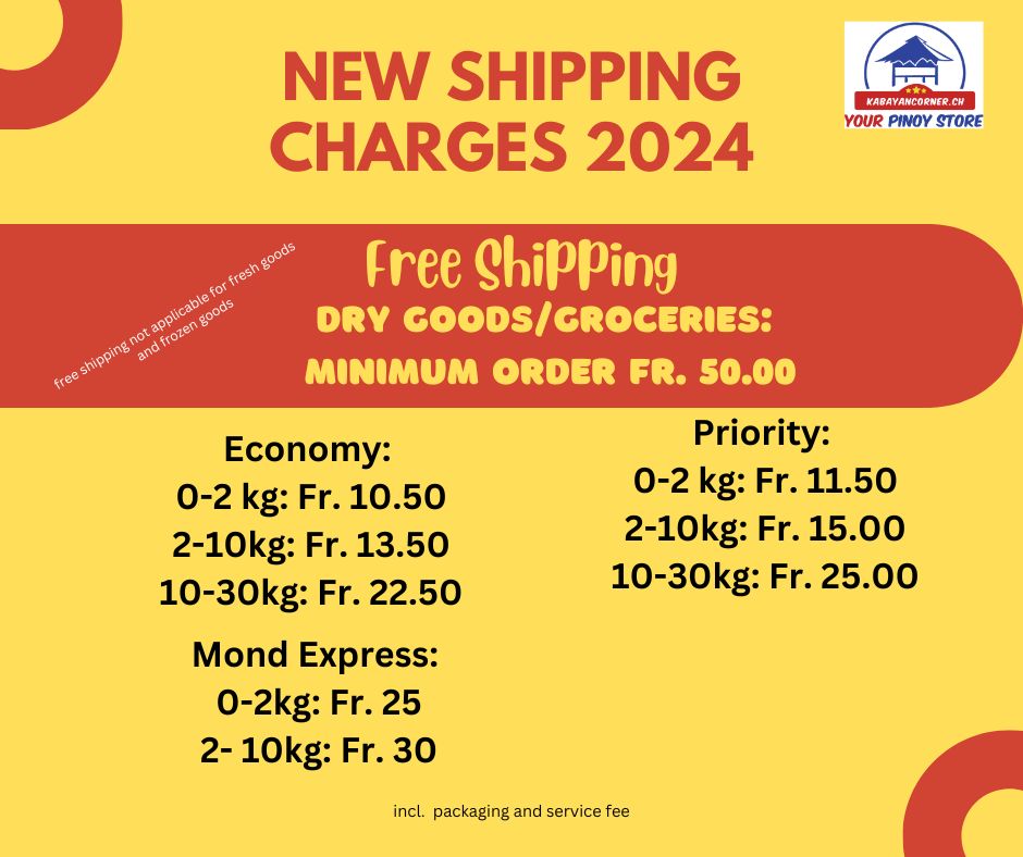 new shipping prices in 2024