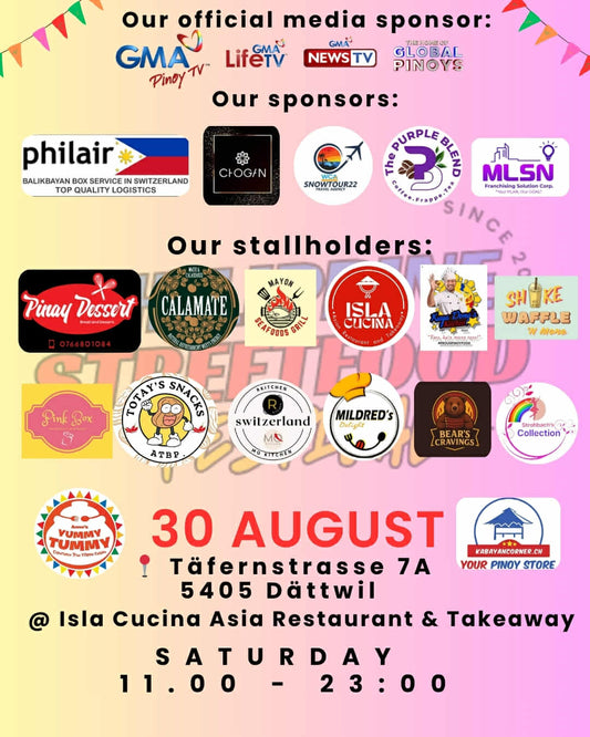 Philipppine Street Food Festival Baden August 30 2025