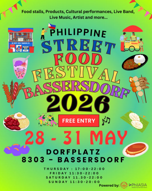 Philippine Street Food Festival Bassersdorf May 28- 31 2026