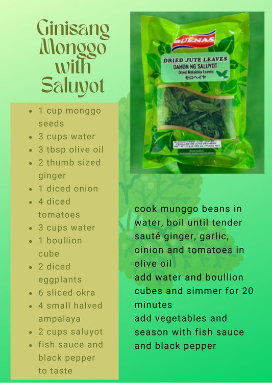 How to cook Ginisang Monggo with Saluyot