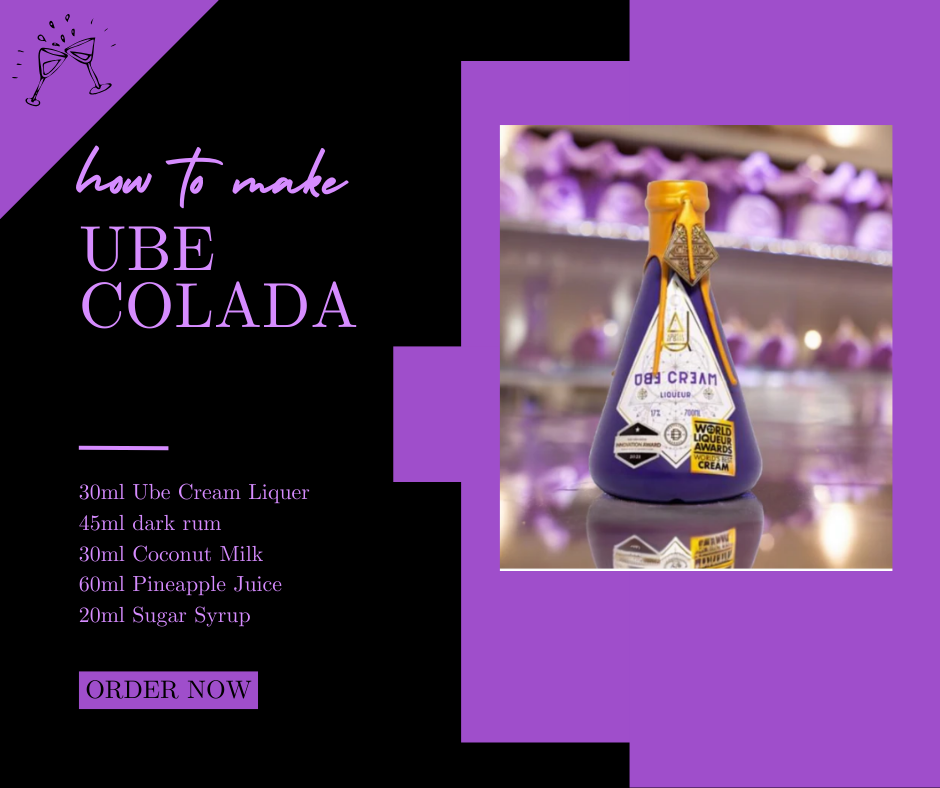 How to make Ube Colada