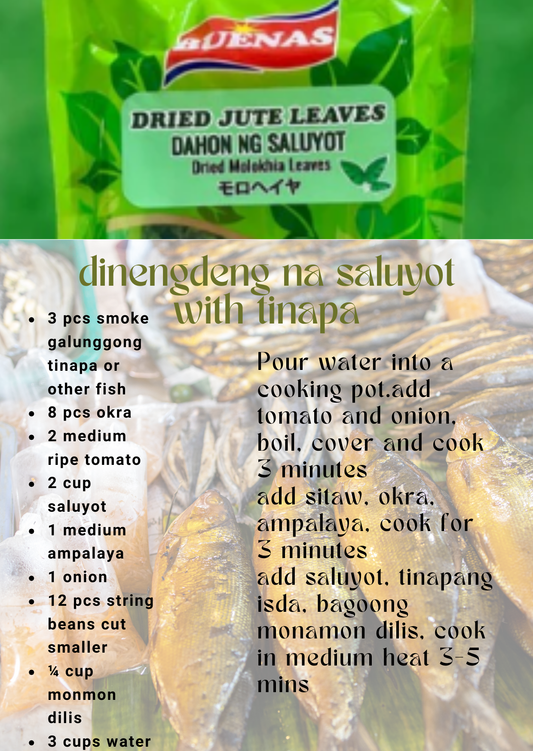 How to cook Dinengdeng na Saluyot with Tinapa