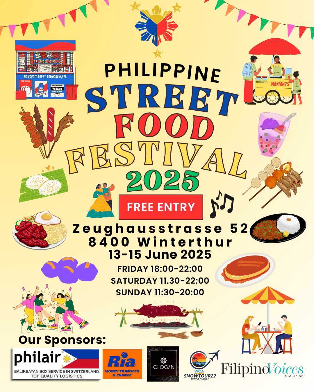 Pinoy Streetfood Festival June 13- June 15 2025