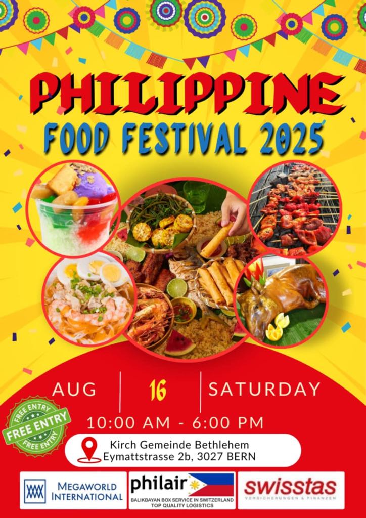 Philippine Food Festival Bern August 16 2025