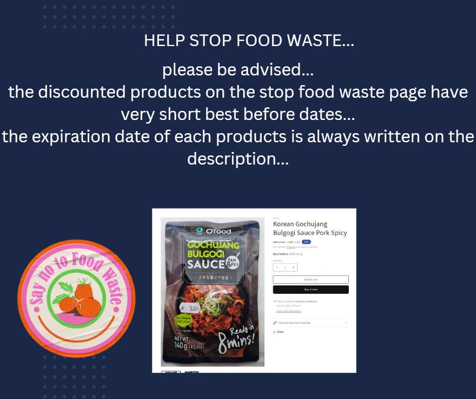 STOP FOOD Waste/discounted products