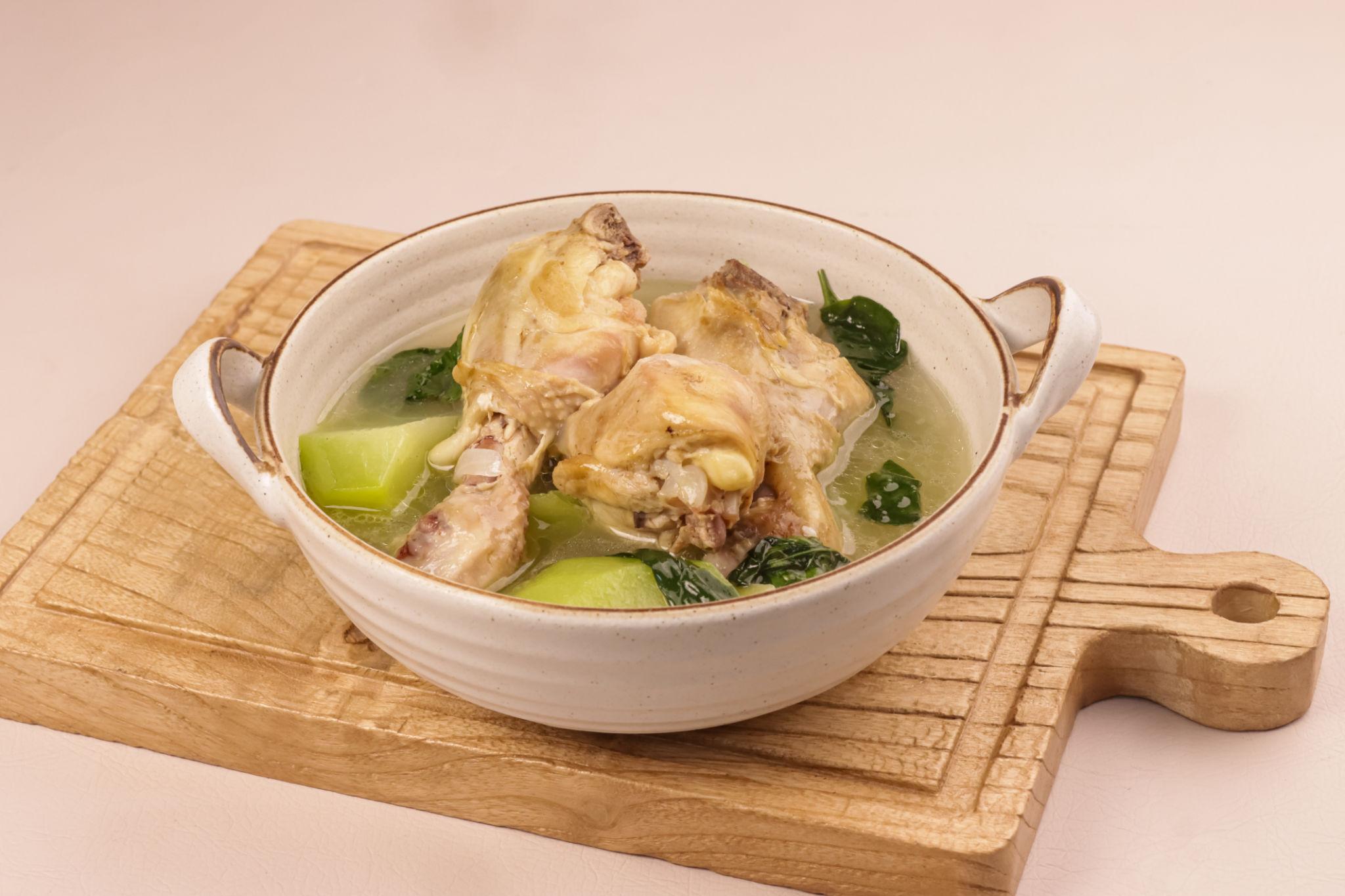 Tinola with dried Lily Flowers
