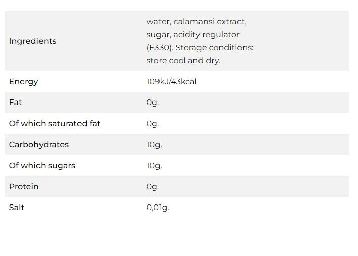 Gina Calamansi Juice 250ml