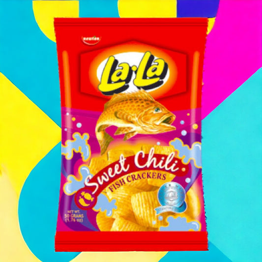 Lala Fish Crackers sweet chili 100g