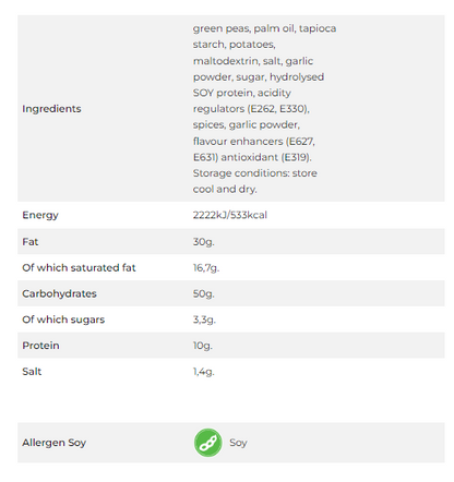 Martys Vegetarian Chicharon plain salted 90g