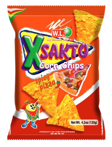 Xsakto Spicy Pizza Chips 120g