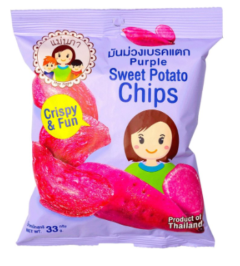 Mae Napa Purple Sweet Potato Chips 33g