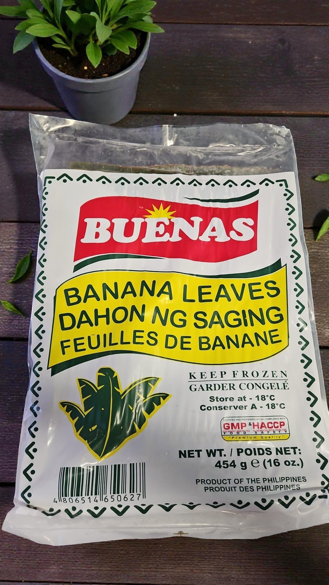 Frozen Banana Leaves 454g  ***PICK UP ONLY***