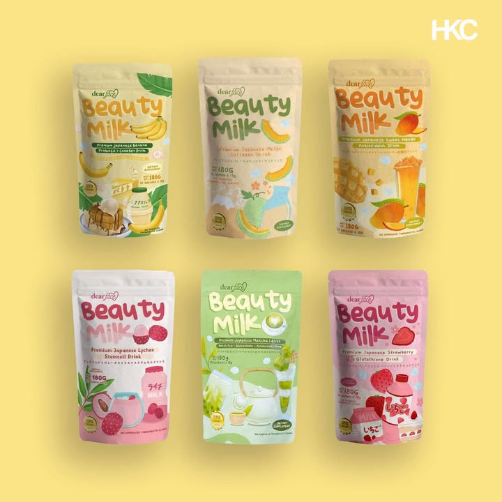 Beauty Milk div flavors 10x18g !!!PREORDER!!!