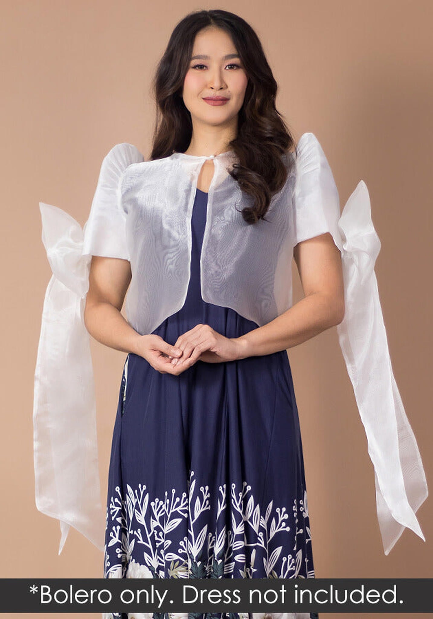 Philippine Bolero with big bow!!!!!!!MADE TO ORDER!!!!!!