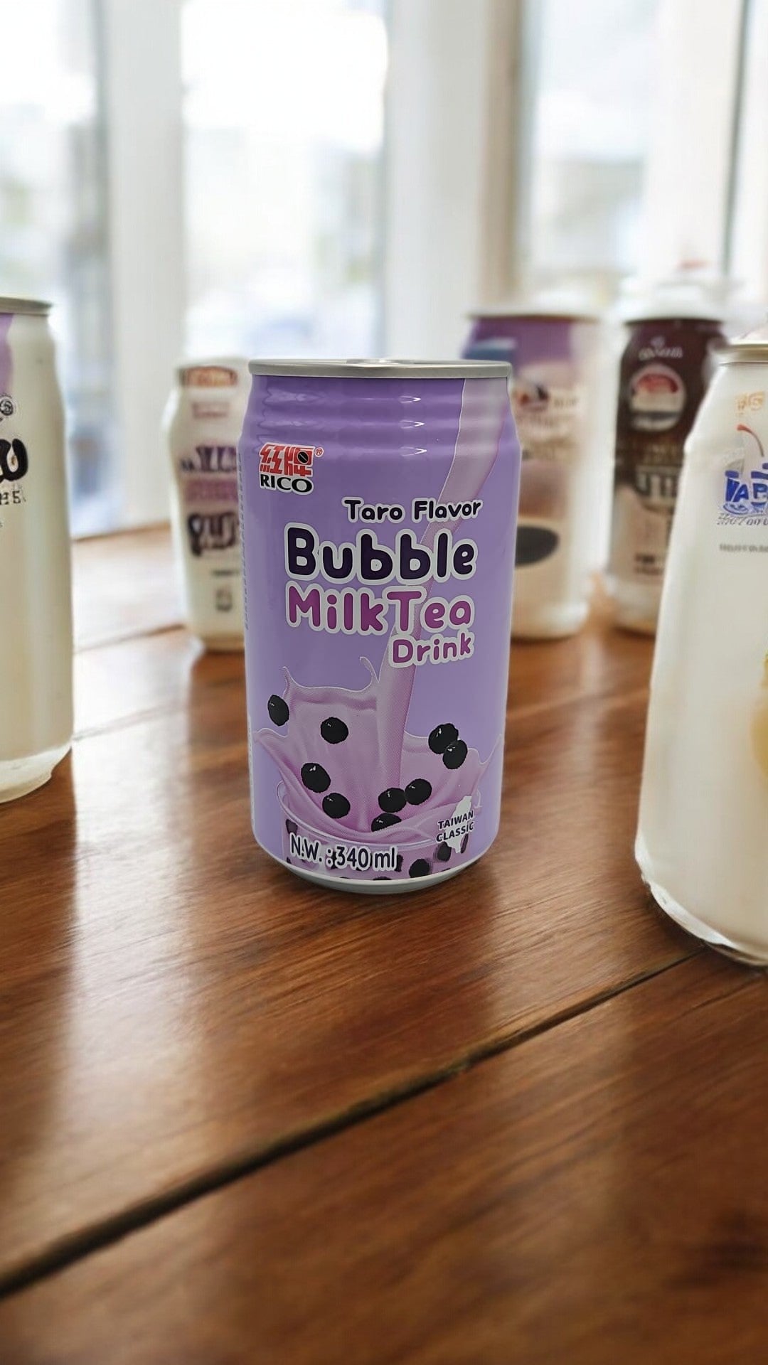 Bubble Milk Tea Drink Ube Flavor 340ml