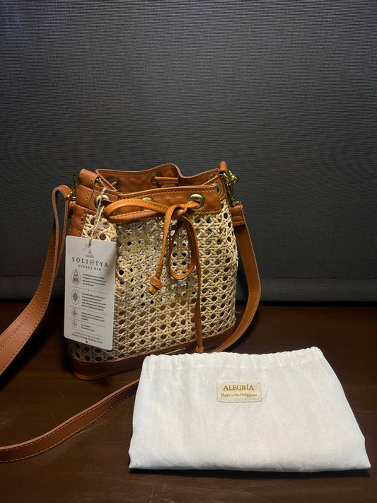 Handwoven Solihiya Bucket Bag