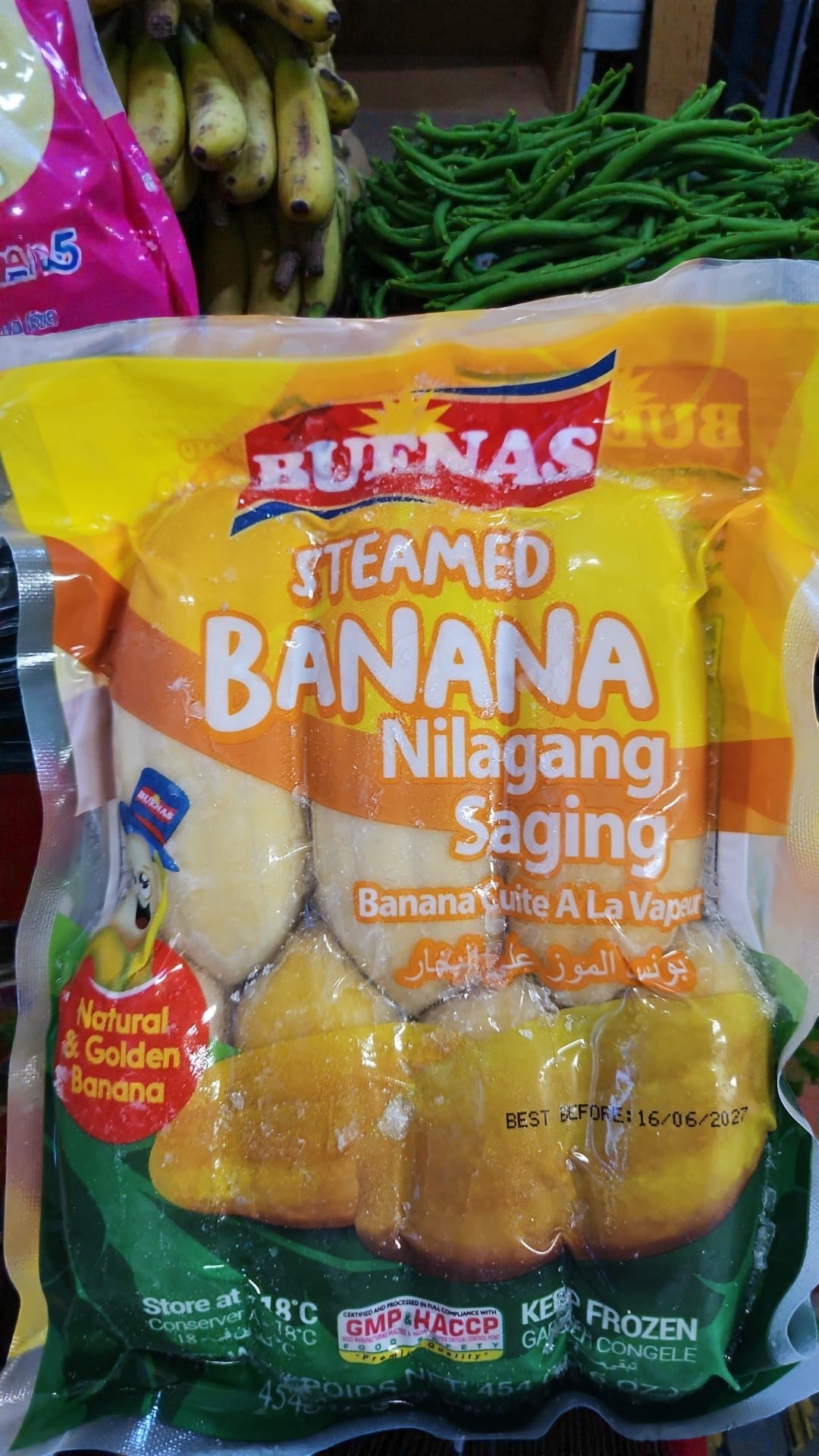 Frozen Steamed Saba Bananas 454g  ***PICK UP ONLY***