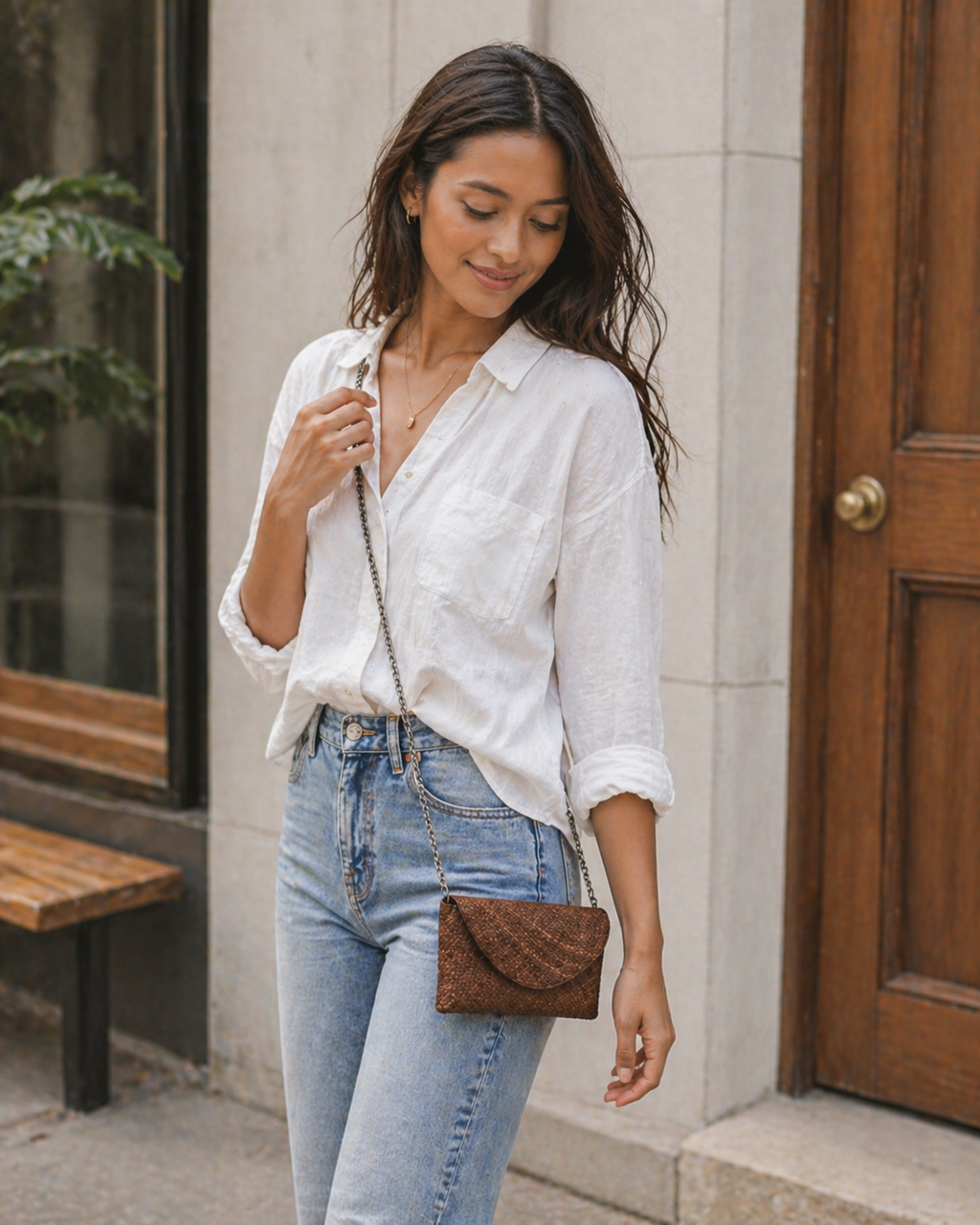 Pandan Envelope Clutch/Slingbag